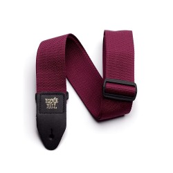 Ernie Ball 4047 Burgundy Polypro ģitāras siksna Ernie Ball 4047 Burgundy Polypro ģitāras siksna