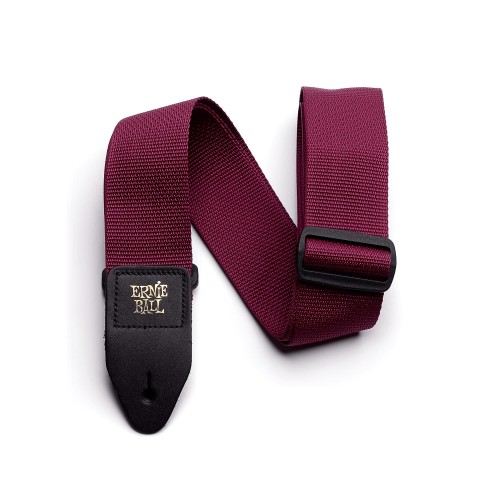 Ernie Ball 4047 Burgundy Polypro ģitāras siksna Ernie Ball 4047 Burgundy Polypro ģitāras siksna