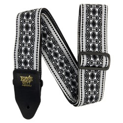 Ernie Ball 5319 Beatnik Black Jacquard ģitāras siksna Ernie Ball 5319 Beatnik Black Jacquard ģitāras siksna