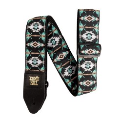 Ernie Ball 5325 Southwestern Turquoise Jacquard ģitāras siksna Ernie Ball 5325 Southwestern Turquoise Jacquard ģitāras siksna