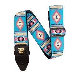 Ernie Ball 5326 Sedona Blue Jacquard ģitāras siksna Ernie Ball 5326 Sedona Blue Jacquard ģitāras siksna
