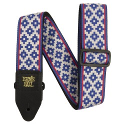 Ernie Ball 5336 Blue Crux Jacquard ģitāras siksna Ernie Ball 5336 Blue Crux Jacquard ģitāras siksna