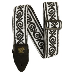 Ernie Ball 5342 Black Vine Jacquard ģitāras siksna Ernie Ball 5342 Black Vine Jacquard ģitāras siksna