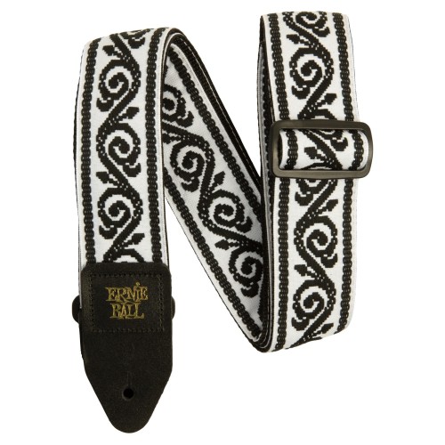 Ernie Ball 5342 Black Vine Jacquard ģitāras siksna Ernie Ball 5342 Black Vine Jacquard ģitāras siksna