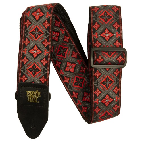 Ernie Ball 5346 Red King Jacquard ģitāras siksna Ernie Ball 5346 Red King Jacquard ģitāras siksna