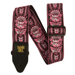 Ernie Ball 5347 Pink Orleans Jacquard ģitāras siksna Ernie Ball 5347 Pink Orleans Jacquard ģitāras siksna
