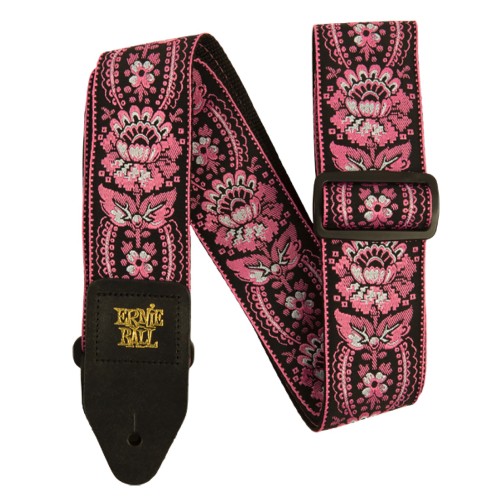 Ernie Ball 5347 Pink Orleans Jacquard ģitāras siksna Ernie Ball 5347 Pink Orleans Jacquard ģitāras siksna