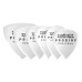 Ernie Ball 9343 2.00mm White Multipack Prodigy 6-pack mediatori