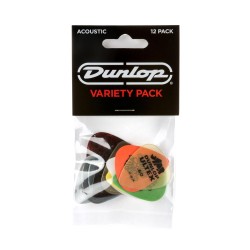 Dunlop PVP112 Acoustic Guitar Pick Variety Pack (12 PCS) mediatoru komplekts Dunlop PVP112 Acoustic Guitar Pick Variety Pack (12 PCS) mediatoru komplekts