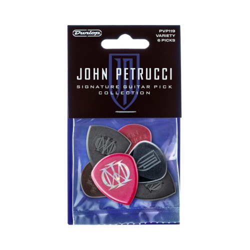 Dunlop PVP119 John Petrucci Signature Guitar Pick Variety Pack (6-BAG) mediatoru paka Dunlop PVP119 John Petrucci Signature Guitar Pick Variety Pack (6-BAG) mediatoru paka