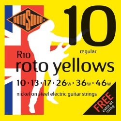 Rotosound R10 nickel rotos 10-46 stīgas Rotosound R10 nickel rotos 10-46 stīgas