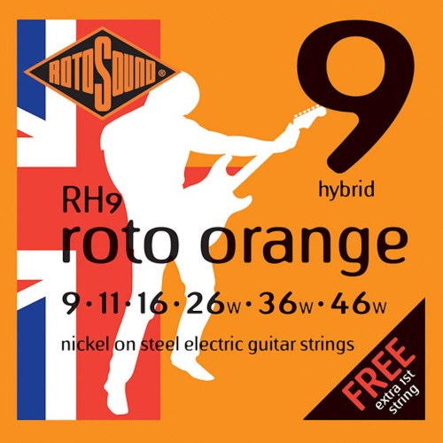 Rotosound RH9 nickel hybrid 9-46 stīgas Rotosound RH9 nickel hybrid 9-46 stīgas