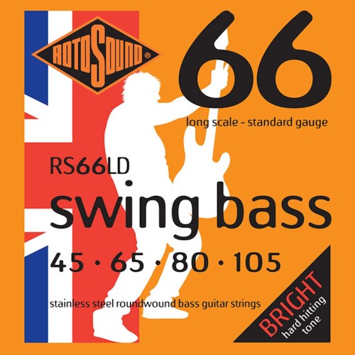 Rotosound RS66LD swing bass 45-105 stīgas Rotosound RS66LD swing bass 45-105 stīgas