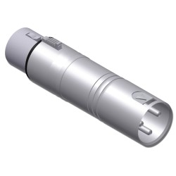 Procab DMX adapter - 3-pin XLR male - 5-pin XLR female Procab DMX adapter - 3-pin XLR male - 5-pin XLR female