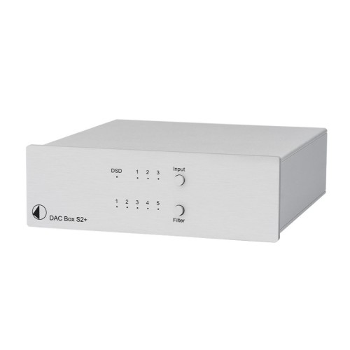 Pro-Ject DAC Box S2 Plus DAC pārveidotājs — Sudraba Pro-Ject DAC Box S2 Plus DAC pārveidotājs — Sudraba
