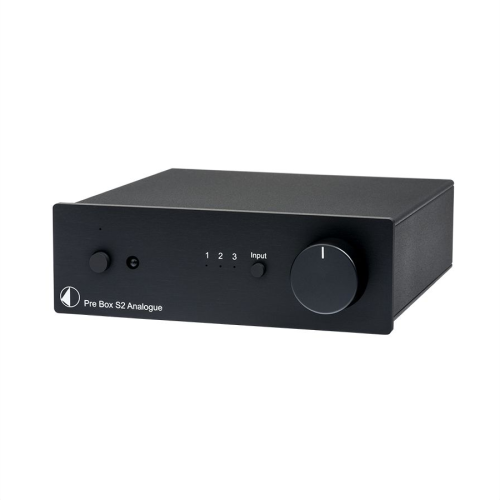 Pro-Ject Pre Box S2 Analouge priekšpastiprinātājs — Melna Pro-Ject Pre Box S2 Analouge priekšpastiprinātājs — Melna