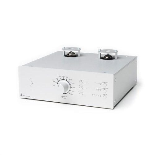 Pro-Ject Tube Box DS2 phono priekšpastiprinātājs — Sudraba Pro-Ject Tube Box DS2 phono priekšpastiprinātājs — Sudraba