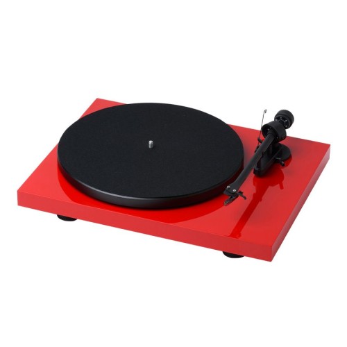 Pro-Ject Debut RecordMaster II plašu atskaņotājs — Spīdīga sarkana
