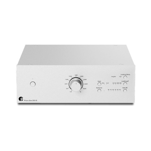 Pro-Ject Phono Box DS3 B phono priekšpastiprinātājs — Sudraba Pro-Ject Phono Box DS3 B phono priekšpastiprinātājs — Sudraba