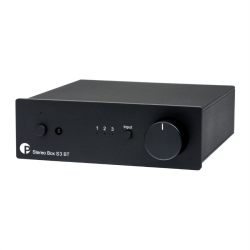 Pro-Ject Stereo Box S3 BT Integrated Amplifier — Black Pro-Ject Stereo Box S3 BT Integrated Amplifier — Black