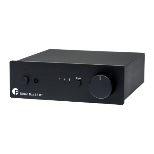Pro-Ject Stereo Box S3 BT integrētais pastiprinātājs — Melna