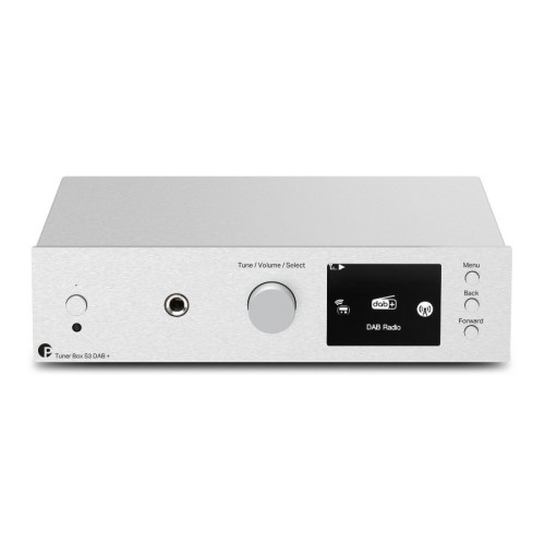Pro-Ject Tuner Box S3 DAB+ FM radio uztvērējs — Sudraba Pro-Ject Tuner Box S3 DAB+ FM radio uztvērējs — Sudraba