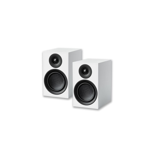 Pro-Ject Speaker Box 5 E Carbon plaukta skaļruņi (pāris) — Balta Pro-Ject Speaker Box 5 E Carbon plaukta skaļruņi (pāris) — Balta