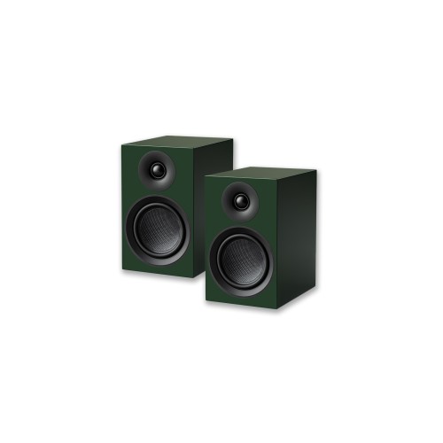 Pro-Ject Speaker Box 5 E Carbon plaukta skaļruņi (pāris) — Zaļa Pro-Ject Speaker Box 5 E Carbon plaukta skaļruņi (pāris) — Zaļa