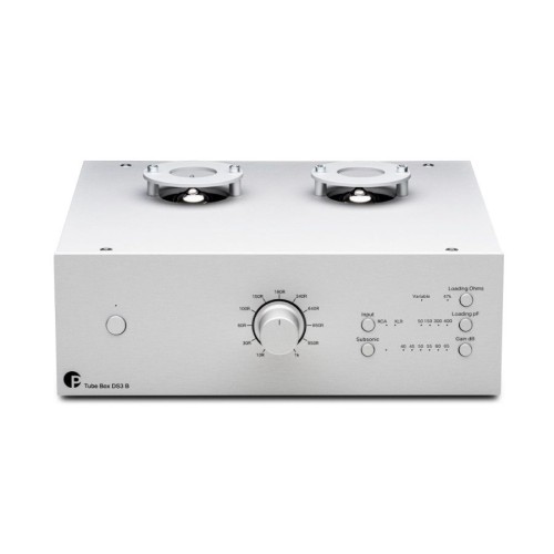 Pro-Ject Tube Box DS3 B phono priekšpastiprinātājs — Sudraba Pro-Ject Tube Box DS3 B phono priekšpastiprinātājs — Sudraba