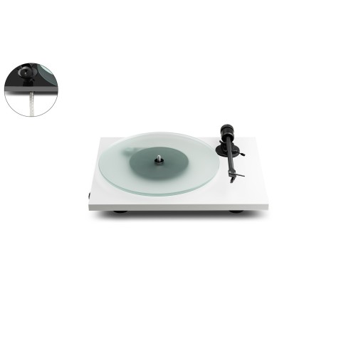 Pro-Ject T1 Evo BT Bluetooth plašu atskaņotājs — Matēta balta