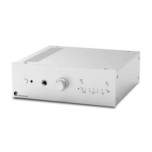 Pro-Ject Stereo Box DS3 Stereo integrētais pastiprinātājs — Sudraba Pro-Ject Stereo Box DS3 Stereo integrētais pastiprinātājs — Sudraba