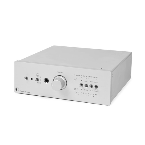 Pro-Ject Pre Box RS Digital priekšpastiprinātājs — Sudraba Pro-Ject Pre Box RS Digital priekšpastiprinātājs — Sudraba