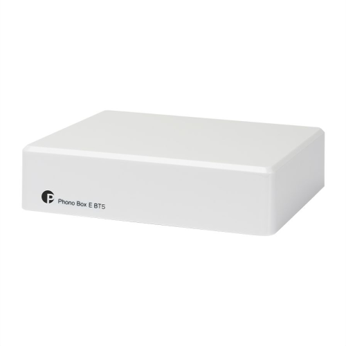Pro-Ject Phono Box E BT 5 Bluetooth priekšpastiprinātājs — Balta Pro-Ject Phono Box E BT 5 Bluetooth priekšpastiprinātājs — Balta