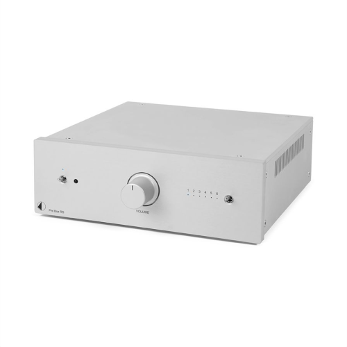 Pro-Ject Pre Box RS Stereo priekšpastiprinātājs — Sudraba Pro-Ject Pre Box RS Stereo priekšpastiprinātājs — Sudraba