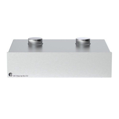 Pro-Ject MC Step Up Box S3 MC paaugstinošais transformators — Sudraba Pro-Ject MC Step Up Box S3 MC paaugstinošais transformators — Sudraba