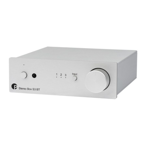 Pro-Ject Stereo Box S3 BT integrētais pastiprinātājs — Sudraba