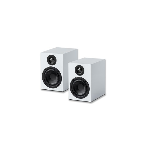 Pro-Ject Speaker Box 3 E plaukta skaļruņi (pāris) — Balta Pro-Ject Speaker Box 3 E plaukta skaļruņi (pāris) — Balta