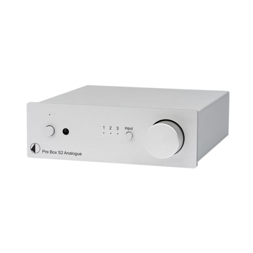 Pro-Ject Pre Box S2 Analouge priekšpastiprinātājs — Sudraba Pro-Ject Pre Box S2 Analouge priekšpastiprinātājs — Sudraba