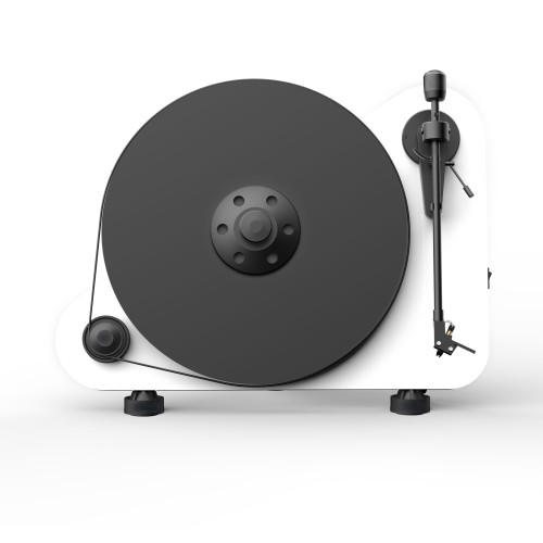 Pro-Ject VT-E BT R Bluetooth vertikāls plašu atskaņotājs — Spīdīga balta Pro-Ject VT-E BT R Bluetooth vertikāls plašu atskaņotājs — Spīdīga balta