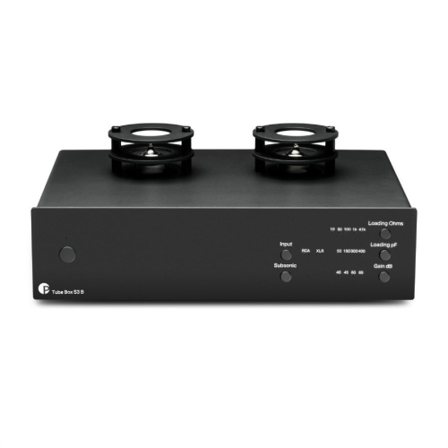 Pro-Ject Tube Box S3 B phono priekšpastiprinātājs — Melna Pro-Ject Tube Box S3 B phono priekšpastiprinātājs — Melna