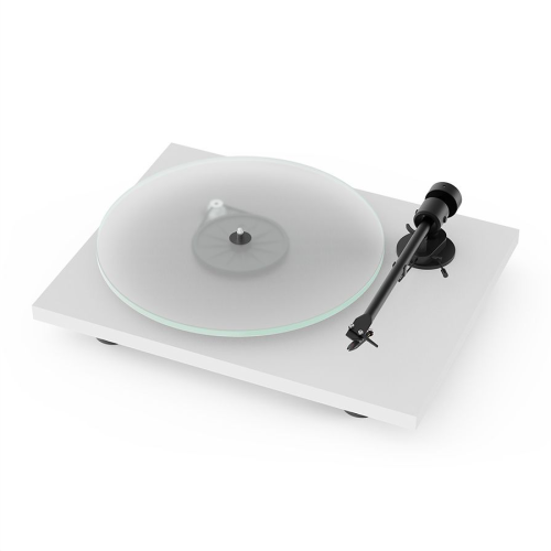 Pro-Ject T1 plašu atskaņotājs — Spīdīga balta Pro-Ject T1 plašu atskaņotājs — Spīdīga balta