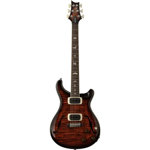 PRS SE Hollowbody 1 Piezo Orange Tiger Smokeburst elektriskā ģitāra PRS SE Hollowbody 1 Piezo Orange Tiger Smokeburst elektriskā ģitāra