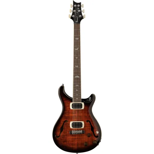 PRS SE Ed Sheeran Hollowbody Orange Tiger Smokeburst elektriskā ģitāra PRS SE Ed Sheeran Hollowbody Orange Tiger Smokeburst elektriskā ģitāra