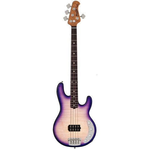 Sterling By Music Man RAY34FM-PPS Flame Maple Purple Sunset basģitāra Sterling By Music Man RAY34FM-PPS Flame Maple Purple Sunset basģitāra