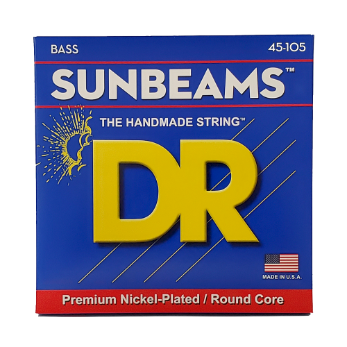 DR Strings Sunbeams NMR-45 Medium 45–105 — basģitāras stīgas