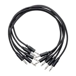 Erica Synths Braided Eurorack 20 cm Black (5 pcs) — savienojuma vadu komplekts Erica Synths Braided Eurorack 20 cm Black (5 pcs) — savienojuma vadu komplekts