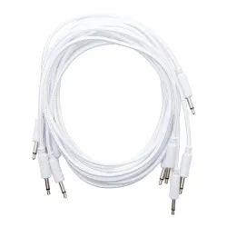 Erica Synths Braided Eurorack 90 cm White (5 pcs) — savienojuma vadu komplekts Erica Synths Braided Eurorack 90 cm White (5 pcs) — savienojuma vadu komplekts