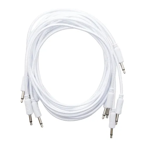 Erica Synths Braided Eurorack 90 cm White (5 pcs) — savienojuma vadu komplekts