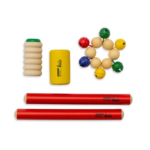 Rohema Kids Color Percussion Set — perkusiju komplekts Rohema Kids Color Percussion Set — perkusiju komplekts