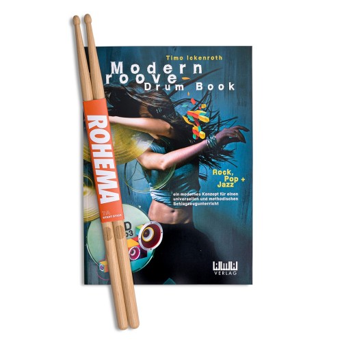 Rohema Modern Groove Drum Book Bundle — mūzikas mācību materiāls